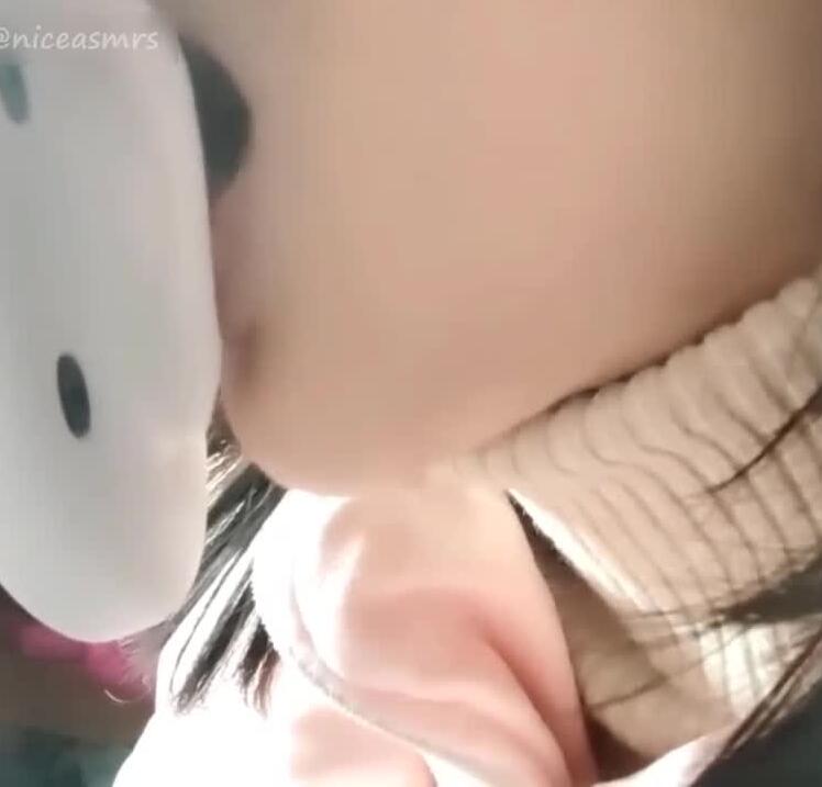 清影ASMR福利露舌头深度舔耳